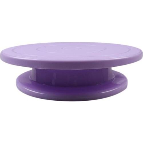 Cake Turntable Rotating Revolving Plate Pan Kitchen Parts Rotary Table Decorating DIY Supplies 10'' Baking Tools Display Stand