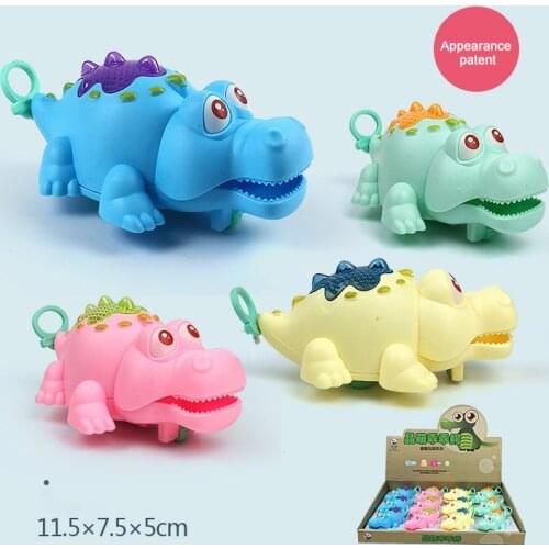 Wind Up Inertial Vehicle With Light Toys For Children Boys Funny Kids Toys Spring Clockwork Toy Mini Pull Back Bee/ Crab