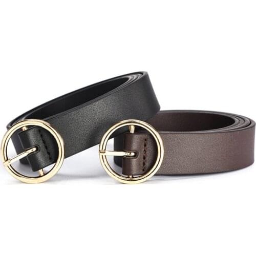 Button-Headed Leisure Ladys Belt Retro-Ancient Ring Metal Button Dress Dress Costume Accessory Belt