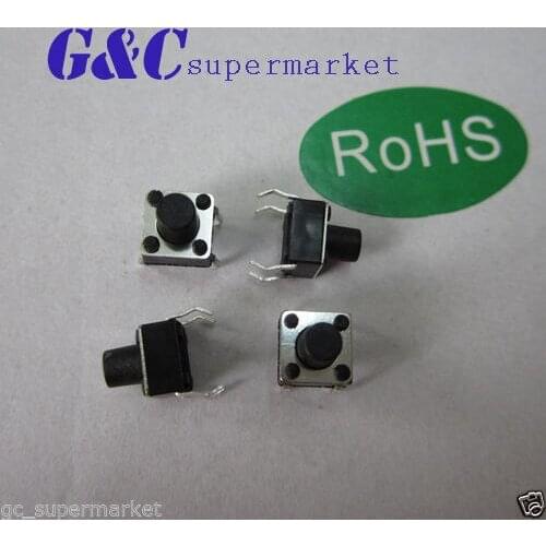 100pcs Micro switch push button 6 * 6 * 5 mm new good quality