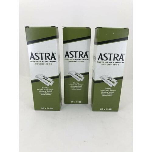 Astra Superior Platinum Leaf Razor X 3 Packs FOR AWESOME SMOOTH SKIN FREE SHİPPİNG