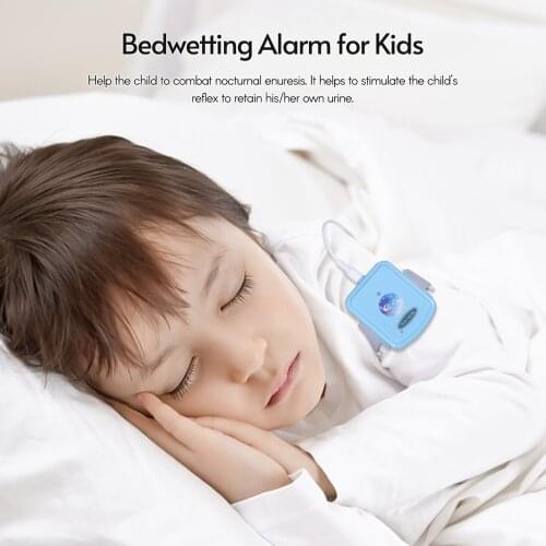 Bedwetting Alarm Baby Elder Enuresis Alarm with Light Sound and Vibration 3 Modes Volume Music Control for Babies Children Adult