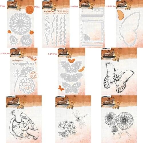 CH 2021 New Arrival Presell Butterfly Metal Cutting Dies Stencils for Scrapbooking/photo Album stamps Decorative Embossing DIY