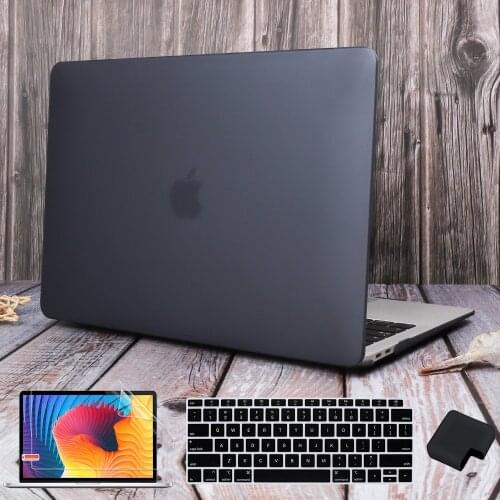 For MacBook Air 13 inch Case 2020 M1 A2337 A2179 A1932 Matte Plastic Hard Cover Keyboard Skin Charger Sleeve Screen Protector
