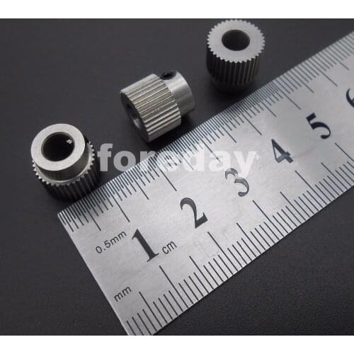 100PCS X MK7 MK8 Extruder 36T Teeth=36 Drive Gear Feedstock Wheel 11*11*5mm for 3D Printer Pressure angle: 50 degrees *FD111X100