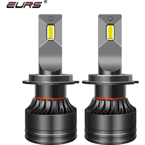 EURS 2PCS 110W H7 LED Car Headlight Bulbs Foco H4 H1 LED H11 9005 9006 9012 Auto Headlamp 6000k 9000LM HB3 HB4 Fog Bulbs Car kit