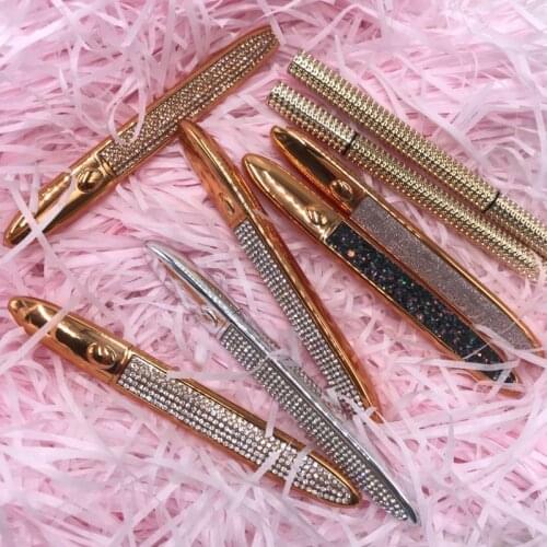Best Seller Self-adhesive Eyeliner Pen with Diamond Waterproof Black and Brown Liquid Eyeliner for Makeup New Arrivals Eyeliner