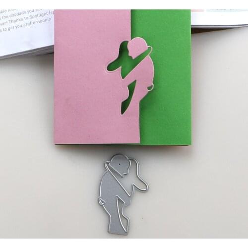 DUOFEN METAL CUTTING DIES 2019 New hug couples Valentine lovers stencil for DIY papercraft projects Scrapbook Paper Album