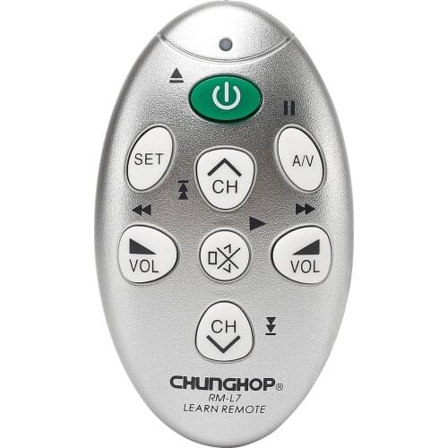 Chunghop DC 3V Mini Learning Remote Control for TV/SAT/DVD/CBL/DVB-T Copy RM-L7 Universal