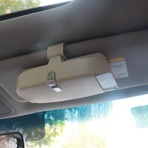 Multifunctional Car Sun Visor Magnetic Sunglasses Clip Box for Jaguar Land Rover Range Rover/Evoque/Freelander/Discovery