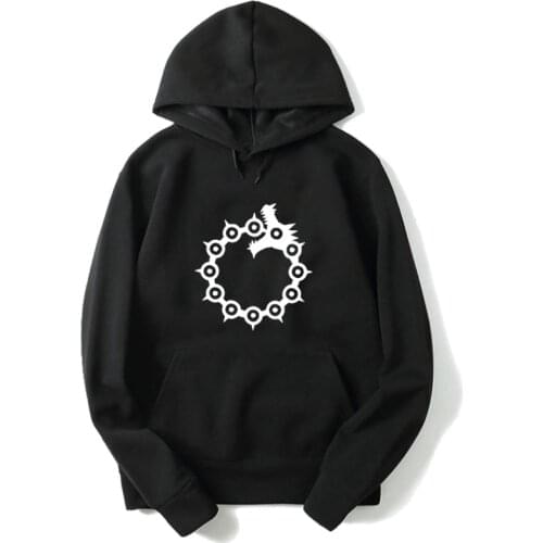 Men Women Kids The Seven Deadly Sins Hoodie Boys Girls Children Teens Couple Velvet Cotton Hoodies Sweatshirts Tops Pullover