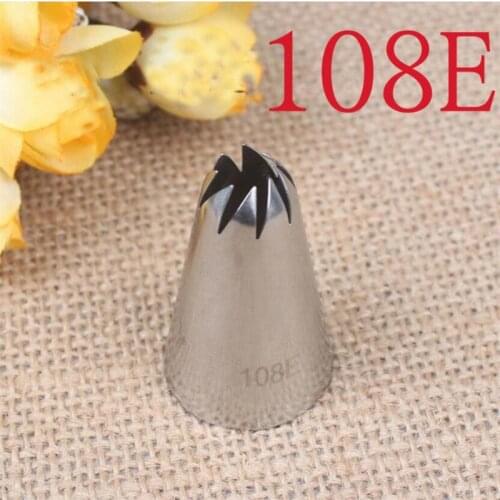 Stainless Steel Flower Icing Piping Nozzles Pastry Tips Set For Cake Cream Cupcake Decorating Tools Ccake Tools #108E