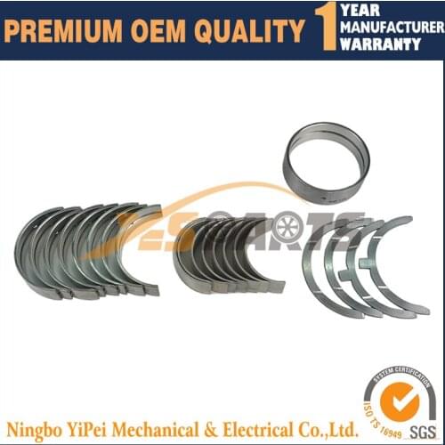 STD New V2003 V2003T main crankshaft bearing & con connecting rod bearing& thrust washer