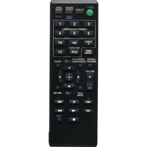 New Remote Control Fit Sony CMT-S20B CMT-BT60W CMT-BT60 CMT-BT80 CMT-SBT100 Micro Hi-Fi Component System