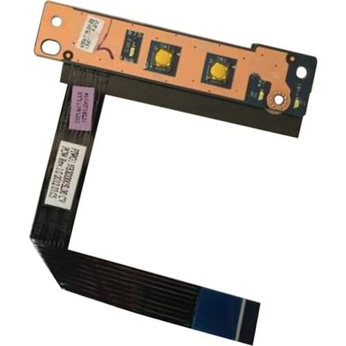 1pc Power Button Board + Ribbon Cable Replace Part for Lenovo G570 G575 15.6inch Laptops Repair LS-6753P