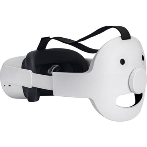 Halo Strap Adjustable Head Strap For Oculus Quest 2 VR Increase Virtual Reduced Pressure Supporting Force With Power Belt Strap