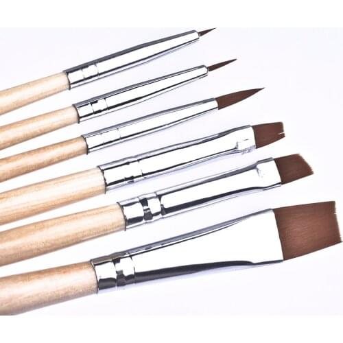 Makeup Body Paint 6Pcs Makeup Brushes Cosplay Art Schmink Foundation Powder Eyeshadow Cosmetics Make Up Brushes Set Tools Kit