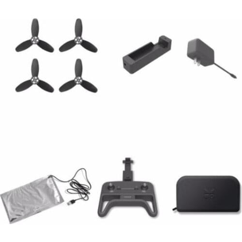 FUNSNAP iDol iDol-PR01 RC Drone Foldable Quadcopter spare parts blades Charger Adapter Remote controller Storage bag