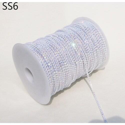 Taidian Top Quality SS6 Rhinestone Banding For DIY Native Jewelry Making 100yards/lot packing is 50yards/roll