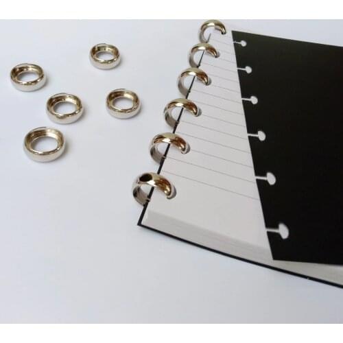 Yiwi New Arrive 18mm Outer Diameter Metal Disc Bind Ring For Happy Planner Notebook Disc-Bound Planner