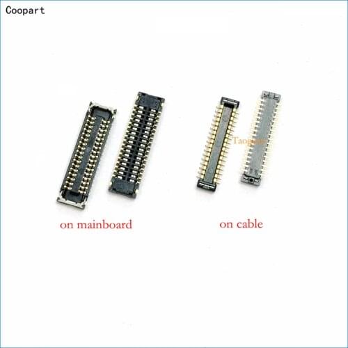 2pcs/lot New LCD display FPC Connector USB charging dock Port on mainboard/cable for Huawei Nova4 Nova4E VCE-AL00/TL00v 34PIN