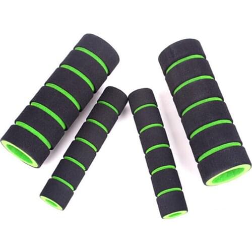 4pcs/Set Universal Grip Comfort Sponge Foam Handle Bar Motorcycle Scooter Bicycle, 2pcs Handlebar Grip Cover + 2pcs Levers Cover