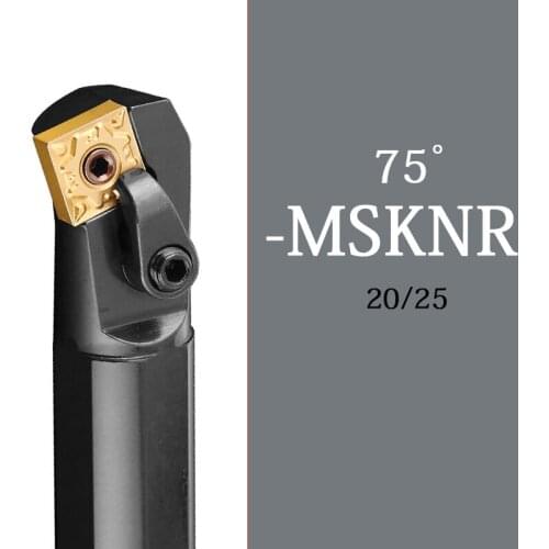 CNC Carbide Turning Holder 1PCS S20R S25S MSKNR12 MSKNL12 MSKNR MSKNL Lathe Cutter Set Metal Internal Lathe Tool Boring Bar