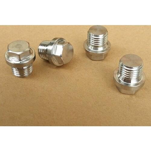 M8 M10 M12 M14 M16 M18 M20 M22 M24 M27 M30 Metric Male Thread 304 Stainless Steel Hex Head End Cap Plug Pipe Fitting Connector