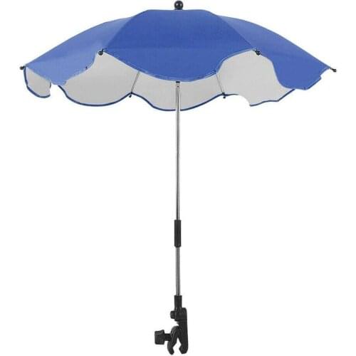 Mult-color Adjustable Stroller Umbrella Rain UV Protection Baby Anti-Sai Umbrellas Pram Parasol Shade Tool For Strollers Su F8R0