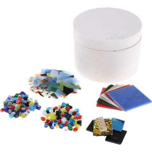 6 Piece Microwave Oven Kit And DIY Fusing Glass Jewelry Set Professional