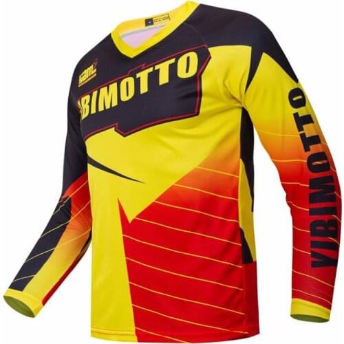 Customize 2021 New Quick-Drying Cycling Downhill Jersey Long Sleeve Mountain Bike Jerseys Mtb Motocross Jersey Bike Shirts
