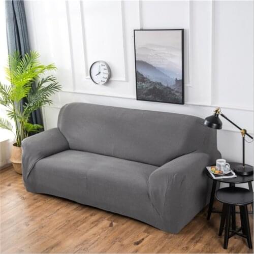 Thick sofa protector Jacquard solid printed sofa covers for living room couch cover corner sofa slipcover L shape
