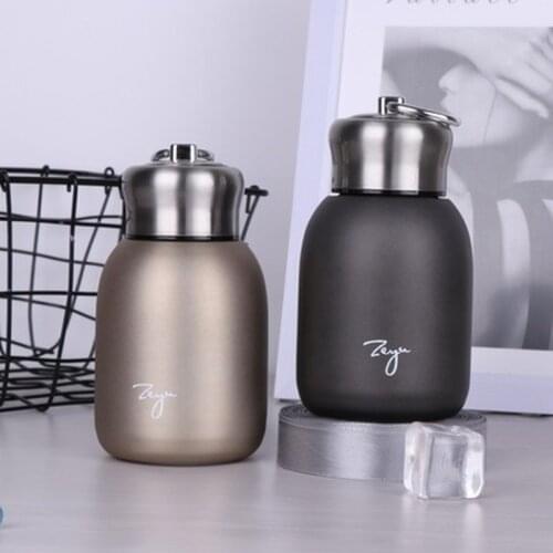 Portable Mini Thermos Tumbler Coffee Mugs Stainless Steel Insulated Water Bottle Travel Vacuum Flask Thermal Cups with Filter