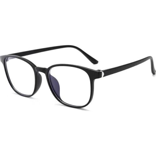 Retro Mens Glasses Frame Fashion Computer Eyeglasses Frame Women Anti-blue Light Transparent Clear Pink Plastic Frame