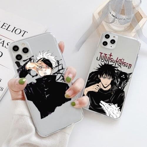 Silicone Phone Case For Xiaomi Redmi Note 8T 10 9 8 7 9T 6 5 Pro 10S 9C NFC 9A 9C 9S K20 K40 Back Cover Jujutsu Kaisen Anime