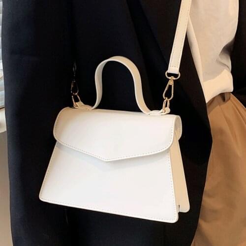 Crossbody Bags for Women Brand Designer Leather Messenger Bags White Flap Bag Sac Female Shoulder Bag Ladies New Simple Handbags
