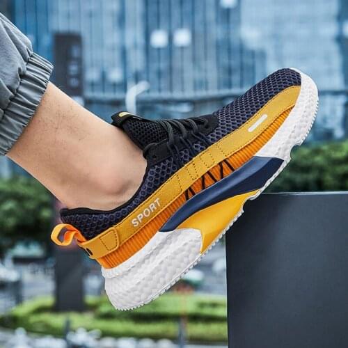 Trending Men Running Shoes 2020 Breatable Male Sneakers Light Bounced Walking Sport Shoes Comfortable Athletic Trainers Hot 46