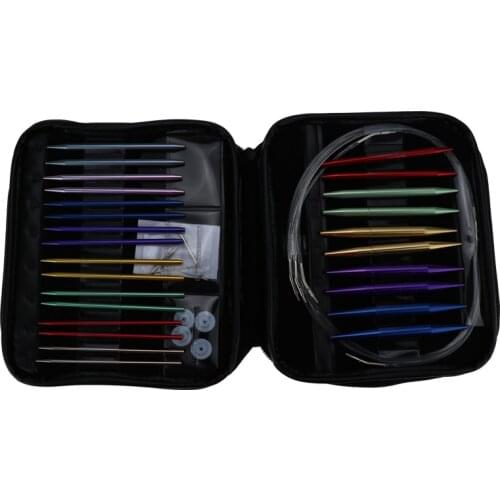 Knitting Tools SKC Detachable Rope Change Sweater Needle Loop Needle Color Alumina Loop Needle 13 Sets With Accessories