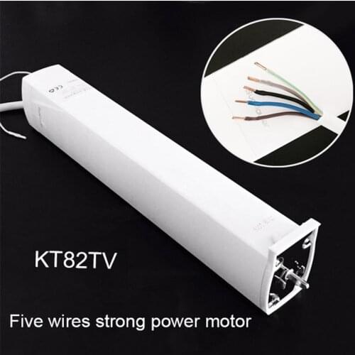 Wifi APP voice control DOOYA Sunflower motor KT82TV 100-240V Silent motorized curtain track fit for smart home motorized curtain