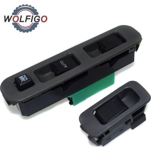 WOLFIGO 2 Pcs Gray Power Window Switch for Jimny FJ Suzuki Vitara XL-7 Chevrolet Tracker 3799575F00T01 37990-81A20 AM17266409