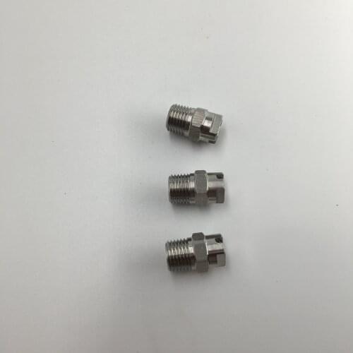 1/8" 1'4" 3/8" 1/2" Good Quality Stainless steel water flat fan Vee Jet spray nozzle,water nozzle spray