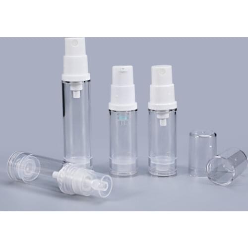 10PCS of Mini 5MLPlastic Travel Bottle Refillable Essential oils Vacuum Cosmetics Bottle Storgae Container
