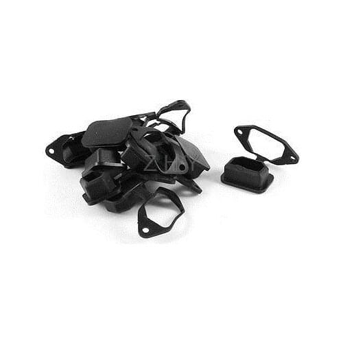 10 Pcs Waterproof Dustproof Rubber IEC320 Socket Protect Cover Caps