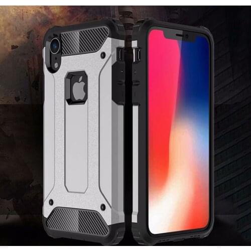10 Amazing Colors PC + TPU Hybird Protective Case For iPhone XR 6.1" within Heat Radiation Nets Precise Holes Shockproof Case