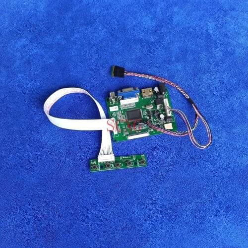 1366*768 HDMI-compatible VGA AV 60Hz WLED LCD screen controller drive board DIY Kit 40-Pin LVDS laptops Fit B156XW04/B156XW06