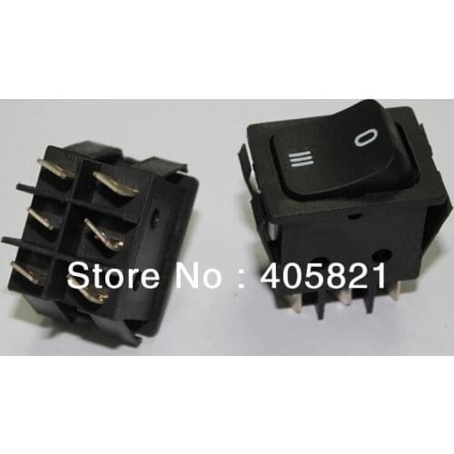 6Pins rocker switch,Dual way input motor switch With cooling hole