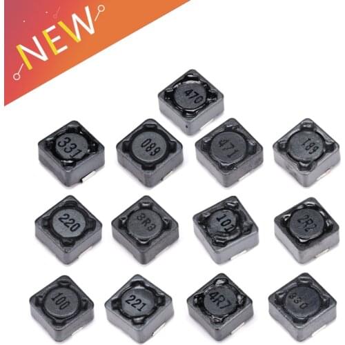 65PCS 13Values CDRH74R SMD Power Inductor Assortment Kit 2.2UH-680 Chip Inductors High Quality 7*7*4MM Wire Wound Chip