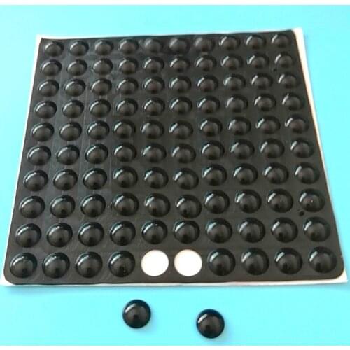 200PCS 8*2.5MM CABINET ABSORBER, SELF ADHESIVE RUBBER PADS ANTI SLIP BUMPERS SILICONE RUBBER FEET PADS FOR DRAWERS,CABINET