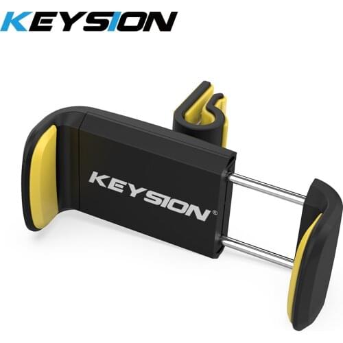 KEYSION Car Phone Holder for iPhone XS X Samsung S8 Air Vent Mount Car Holder for Phone in Car Mobile Support Phone Holder Stand