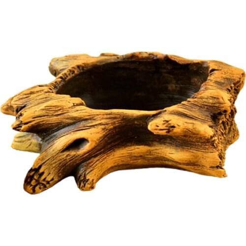 Flower Pot Vintage Gardening Pots Retro Imitative Wood For Planting Home Decor Creative Succulent Planter Boxes Plant Basket